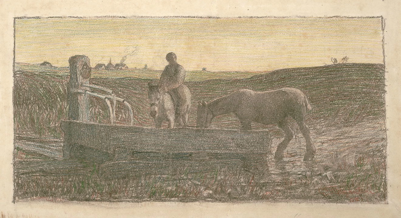 Cavalli all’abbeveratoio - Albertina, Wien, Österreich